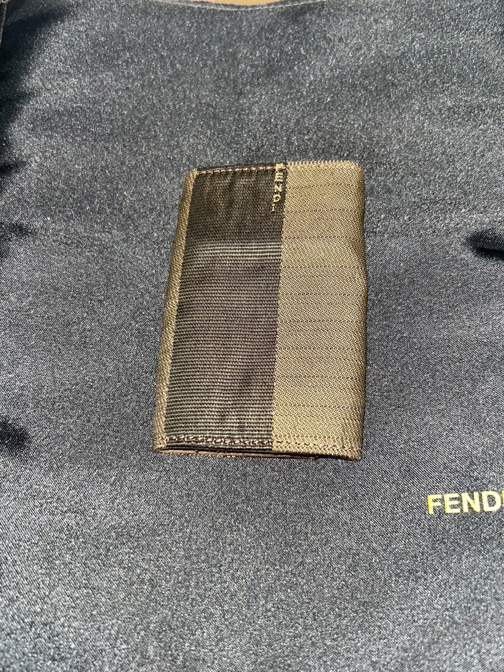 Fendi Pequin Stripe 6-Hook Key Case. Authentic Fendi Dust Bag included